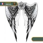 Tatouage Temporaire Viking<br> Ailes de Valkyrie