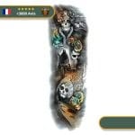 Tatouage Temporaire Viking<br> Ange de la Mort Sortant de Hel
