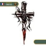 Tatouage Temporaire Viking<br> Croix Païenne