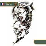 Tatouage Temporaire Viking<br> Démon Provenant de Hel