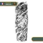 Tatouage Temporaire Viking<br> Démon de Hel se Réveille