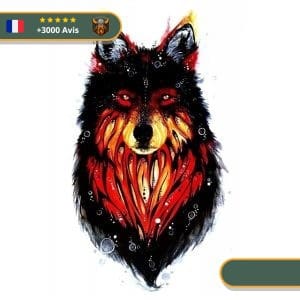 Tatouage Temporaire Viking<br> Frénésie du Loup Fenrir