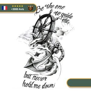 Tatouage Temporaire Viking<br> Guide en Mer