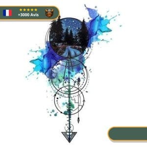 Tatouage Temporaire Viking<br> Gungnir la Lance d'Odin
