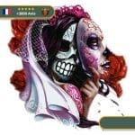 Tatouage Temporaire Viking<br> Masque d'Hela