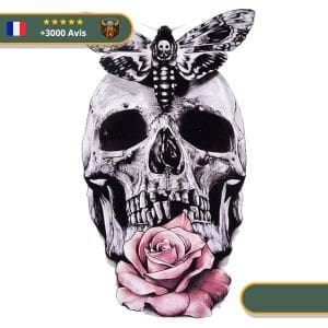 Tatouage Temporaire Viking<br> Mort et Renouveau