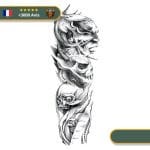Tatouage Temporaire Viking<br> Morts Venant de Hel