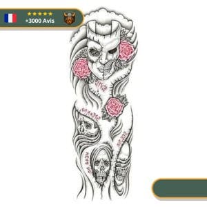 Tatouage Temporaire Viking<br> Morts provenant de Hel