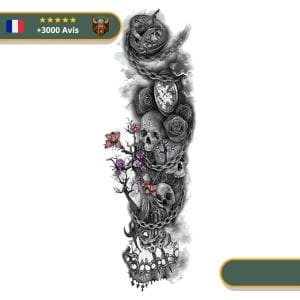 Tatouage Temporaire Viking<br> Mort sur Yggdrasil
