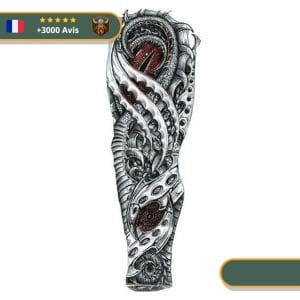 Tatouage Temporaire Viking<br> Œil du Dragon Fáfnir