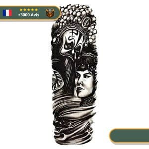 Tatouage Temporaire Viking<br> Prêtre Sacrificateur et Sacrifiée