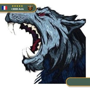 Tatouage Temporaire Viking<br> Tête d'Ours en Fureur