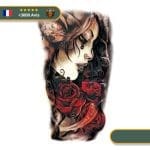 Tatouage Temporaire Viking<br> Hela en Pleurs