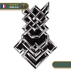 Tatouage Temporaire Viking<br> Trône d'Odin