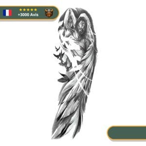 Tatouage Temporaire Viking<br> Valkyrie Emportant Guerrier Valhalla