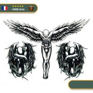 Tatouage Temporaire Viking<br> Valkyries Rendant Hommage