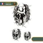 Tatouage Temporaire Viking<br> Valkyries Vaincues