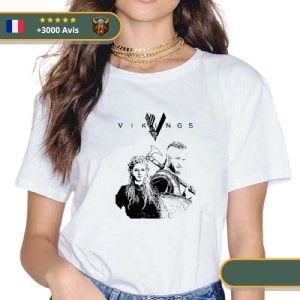 T-shirt Viking Ragnar et Lagertha