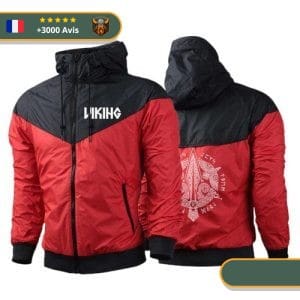 Veste Viking Lance Gungnir rouge