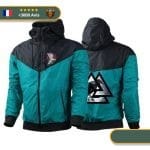 Veste Viking Valknut turquoise