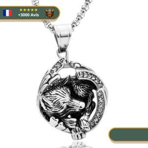 Collier Viking <br>Loup Fenrir</br> Viking Shop