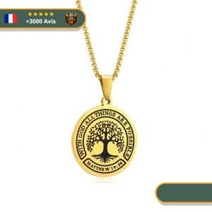 Collier Viking Arbre De Vie