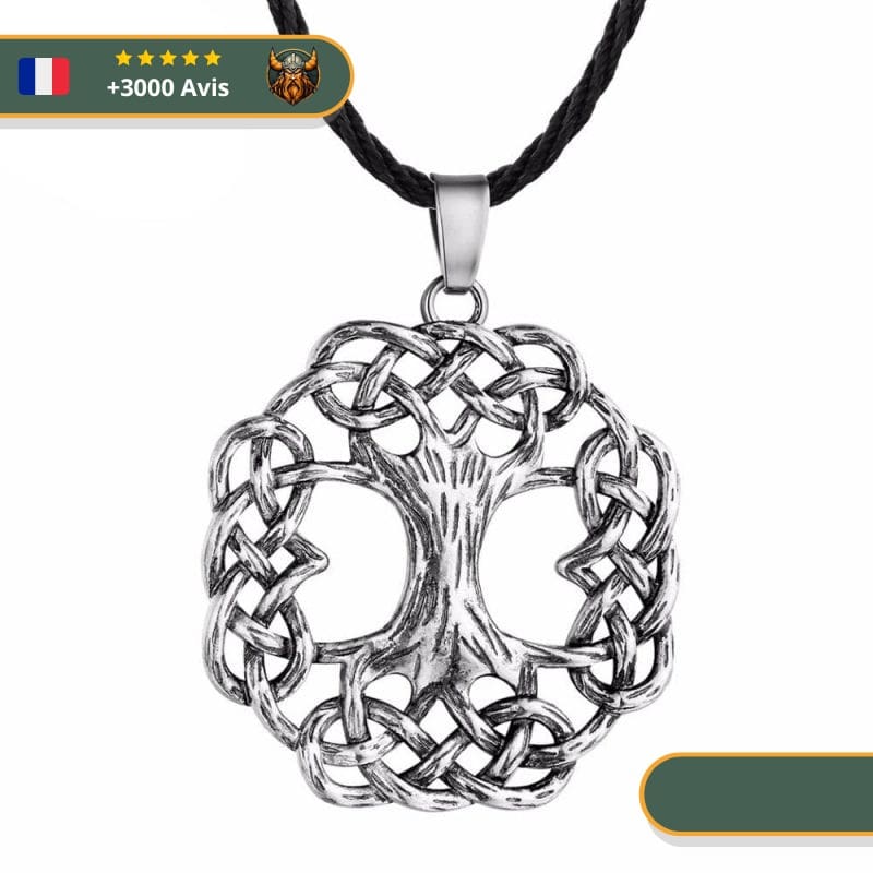 Collier Viking Yggdrasil, l'arbre de vie viking shop