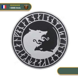 Badge Viking Sköll & Hati