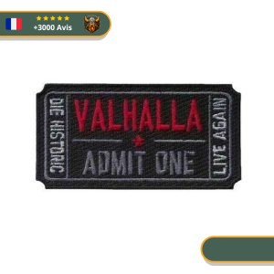 Badge Viking Valhalla Noir