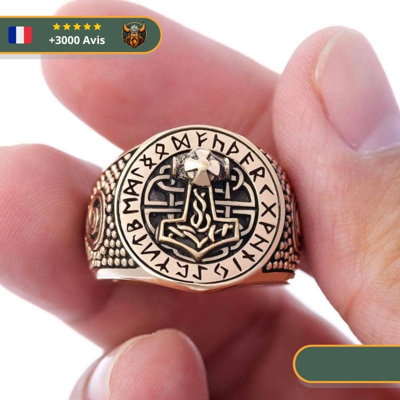 Bague Mjöllnir Viking | Bronze – Image 4