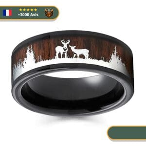 Bague Viking <br>Cerf d'yggdrasil</br> Viking Shop