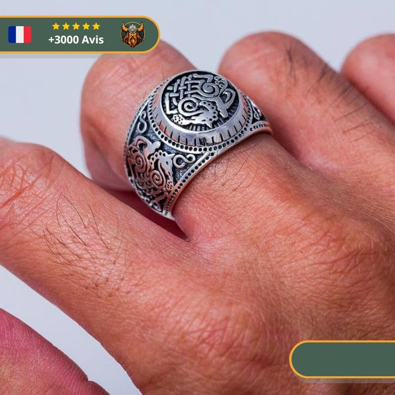 Bague Cheval Sleipnir Odin | Argent – Image 5
