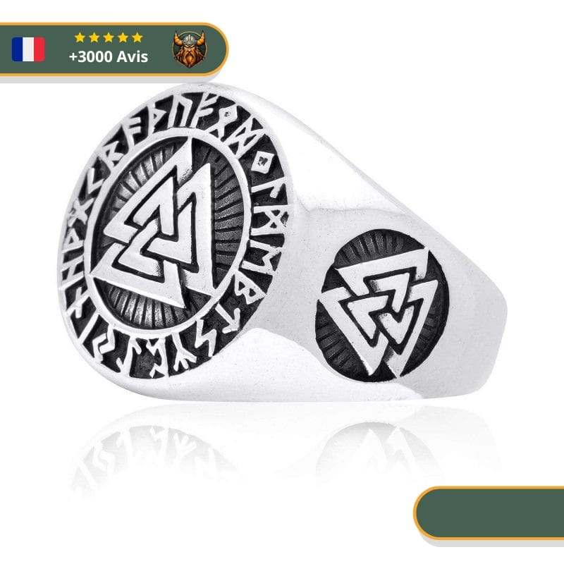 Bague Runes Nordique | Argent – Image 2