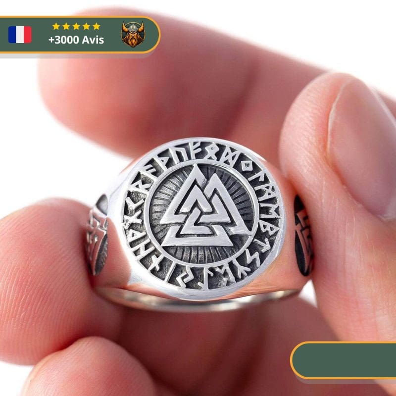 Bague Runes Nordique | Argent – Image 5