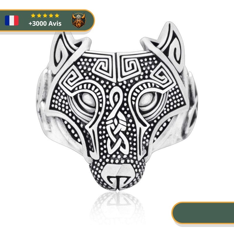 Bague Nordique Fenrir | Argent