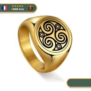 Bague Viking <br>Triskel</br> Viking Shop