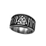 Bague Viking Valknut & Runes Viking Shop