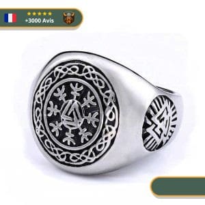 bague viking acier inox