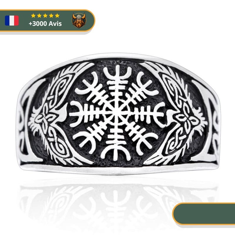 Bague Hugin & Munin | Couleur Argent