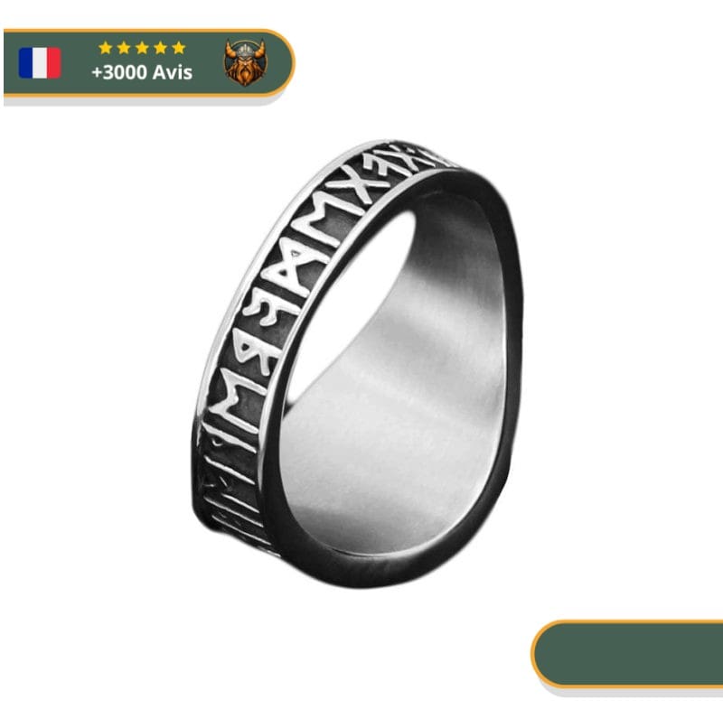 Bague Viking Corbeau Viking Vénéré et Souverain – Image 3
