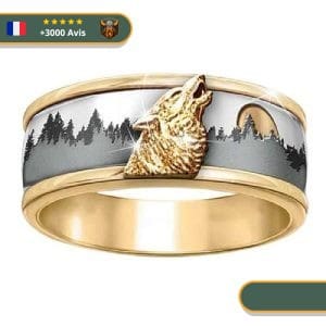 bague viking loup