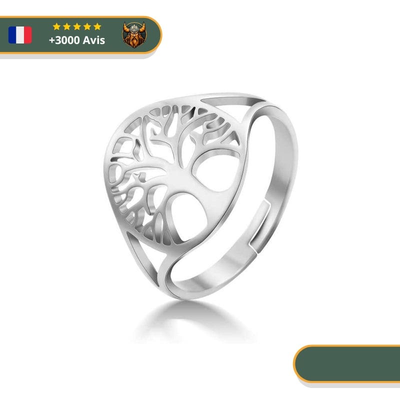 bague viking lumiere de baldur argent