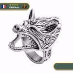 Bague Viking <br>Tête de Fenrir & ouvre bouteille</br> viking shop