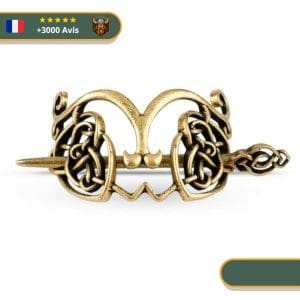 Barrette cheveux Celtique - Or