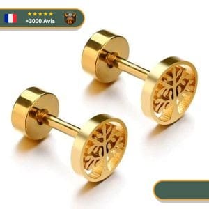 Boucles d'Oreilles Arbre de vie Viking Shop