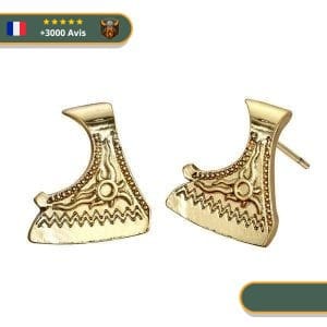 Boucles d'Oreilles <br>Haches</br> Viking Shop
