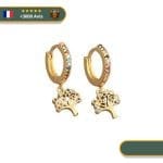 Boucles d'Oreilles Arbre De Vie