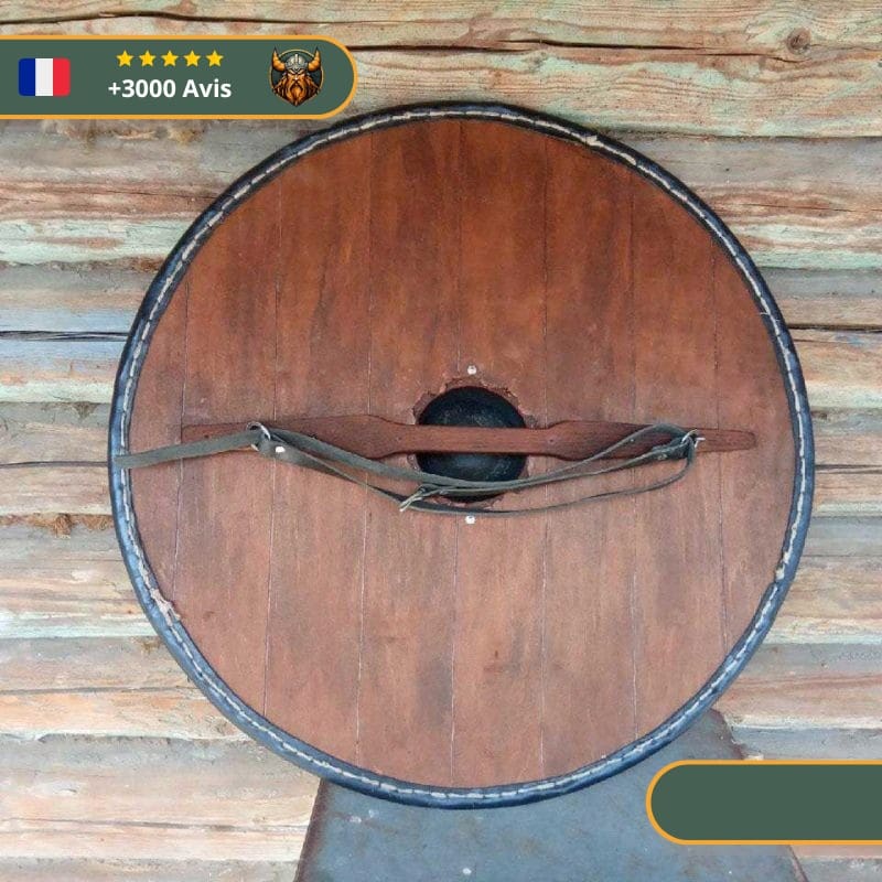 Bouclier Viking Rouge – Image 3
