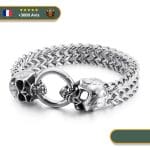 Bracelet viking <br>Crâne de guerrier</br> Viking Shop