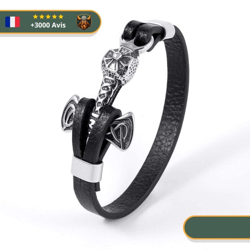 Bracelet Marteau De Thor Mjöllnir | Argent